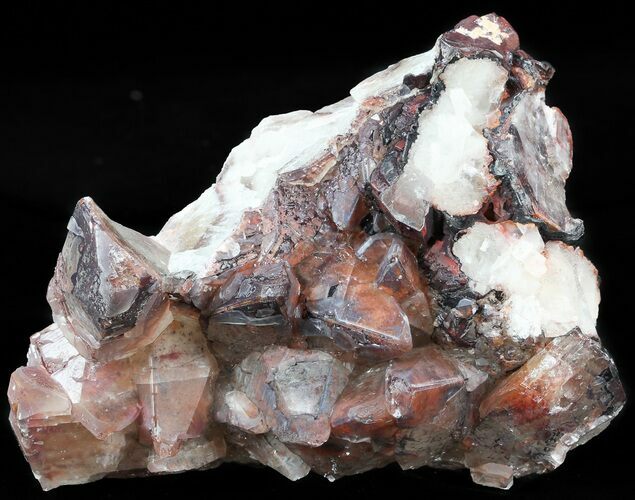 Hematite Calcite Crystal Cluster - China #50153